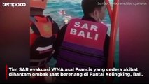 WNA Asal Prancis Cedera di Pantai Nusa Penida Bali, TIM SAR Evakuasi