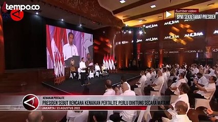 Rencana Kenaikan Pertalite Rp 10 Ribu per liter, Jokowi: Perlu Dihitung Matang