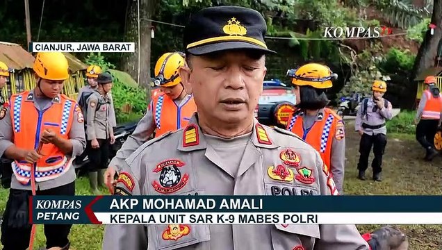 Pencarian Korban Gempa di Cijendil dengan 9 Anjing Pelacak Diperluas