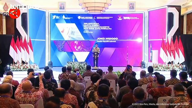 Presiden Jokowi Luncurkan Kartu Kredit Pemerintaj dan Qris Antarnegara