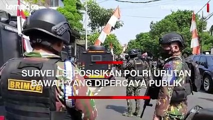 Survei LSI: Polri di Urutan Terbawah Penegak Hukum yang Dipercaya Publik