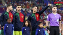 Cristiano Ronaldo on verge of tears as he belts out national anthem before Portugal’s World Cup