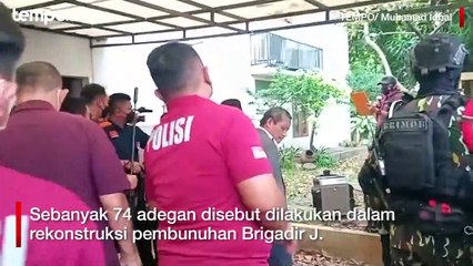 Sejumlah Fakta Rekonstruksi Pembunuhan Brigadir J