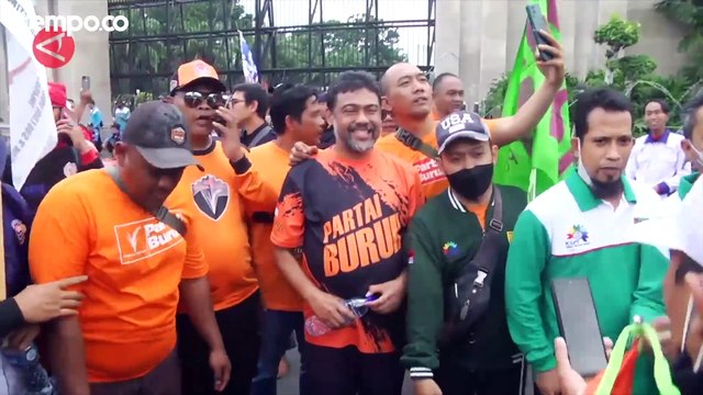 Demo Tolak Kenaikan BBM di Depan DPR, KSPI Bawa Tiga Tuntutan