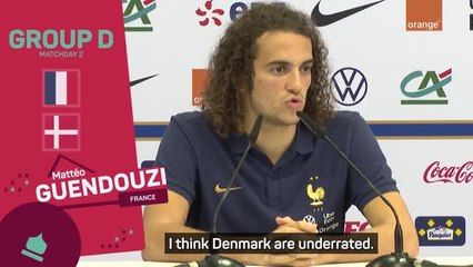 Denmark are a top-four European team - Guendouzi