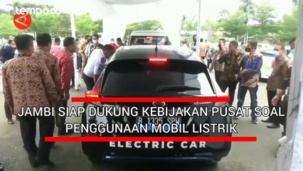 Jambi Siap Dukung Kebijakan Pusat Soal Penggunaan Mobil Listrik