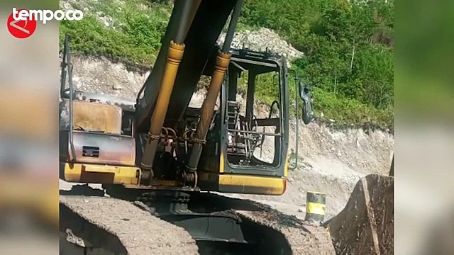 KKB Bakar Alat Berat Pembangunan Jalan di Pegunungan Bintang Papua