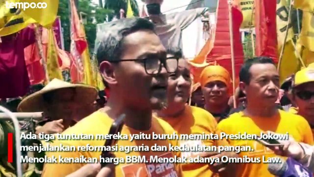 Demo Tolak Kenaikan BBM, Ini Tiga Tuntutan Partai Buruh