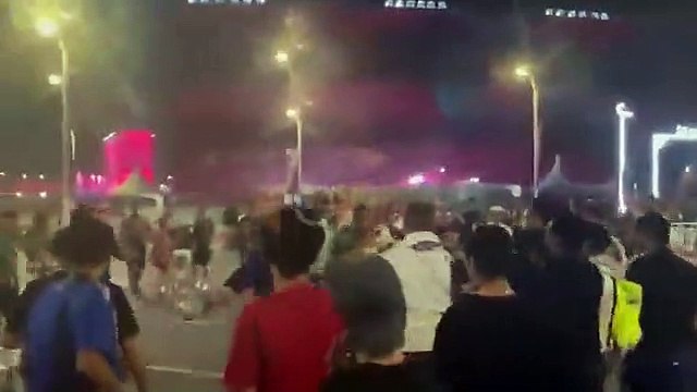 اشتباك بين جماهير الأرجنتين والمكسيك قبل المباراة المرتقبة بينهما في كأس العالم