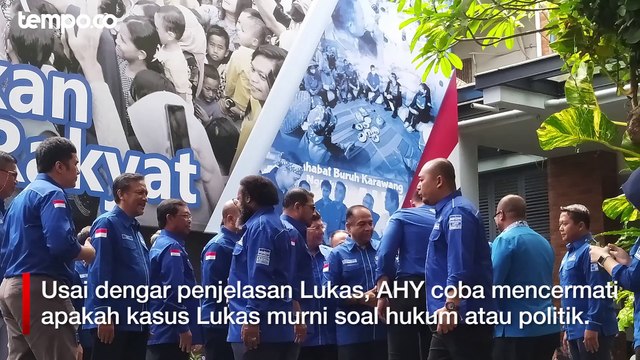 Kasus Lukas Enembe, AHY: Murni Hukum atau Ada Muatan Politik?
