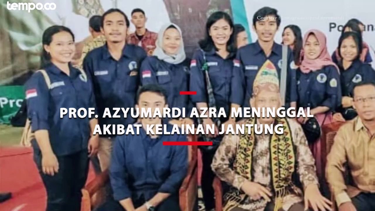 Azyumardi Azra Meninggal Akibat Kelainan Jantung