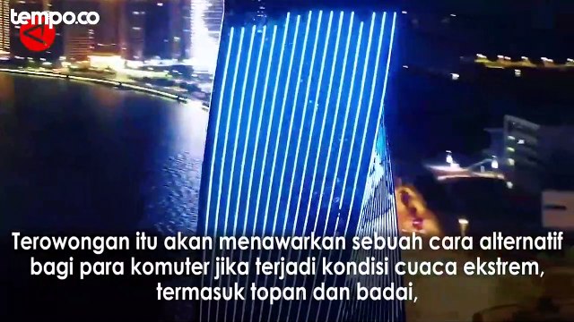 Terowongan Bawah Laut Dibuka untuk Lalu Lintas di Shantou Cina