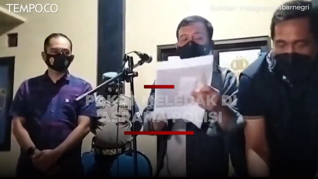 Ledakan Bom di Asrama Polisi Sukoharjo, Ini Kata Polisi Soal Pelakunya