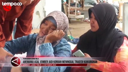 Descargar video: Cerita Aremania Asal Jember Jadi Korban Tewas Tragedi Stadion Kanjuruhan