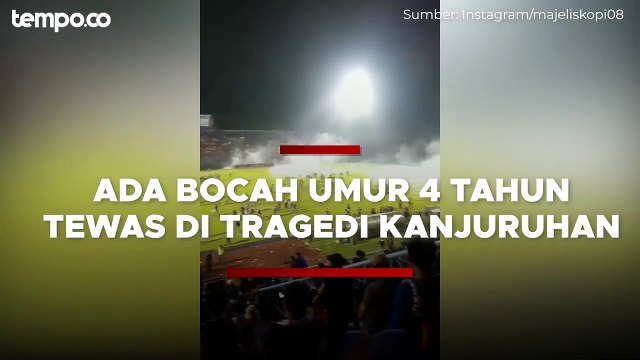 Ada 33 Anak Tewas dalam Tragedi Stadion Kanjuruhan, Termuda Usia Empat Tahun