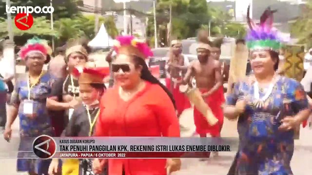Rekening Istri Lukas Enembe Diblokir karena Mangkir saat Dipanggil KPK