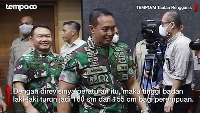 Panglima TNI Andika Perkasa Revisi Aturan Penerimaan Calon Taruna