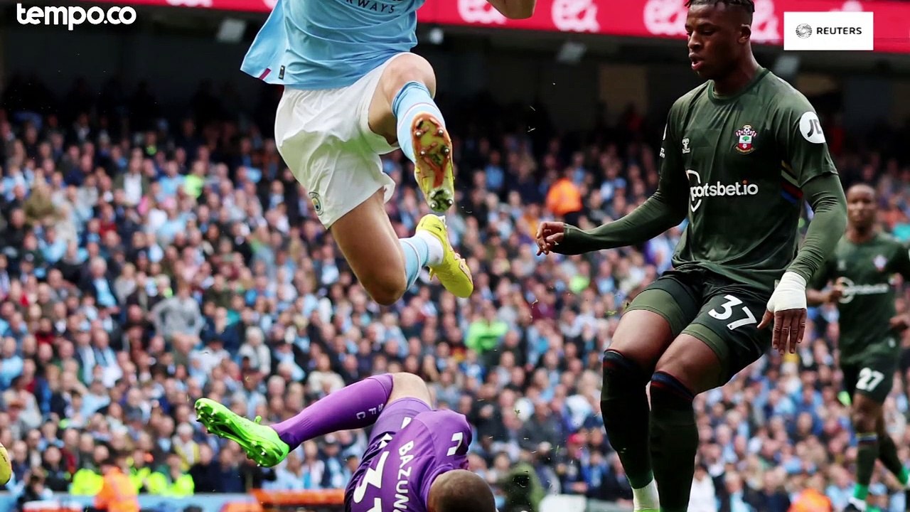 Manchester City vs Southampton, The Citizen Pesta Gol 4-0
