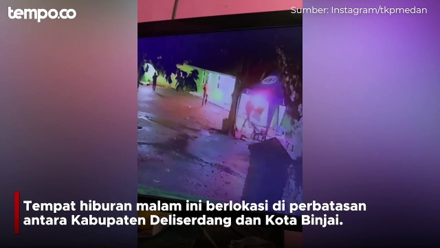 Rekaman CCTV Terduga Pelaku Pembakaran Cafe Duku Indah Binjai