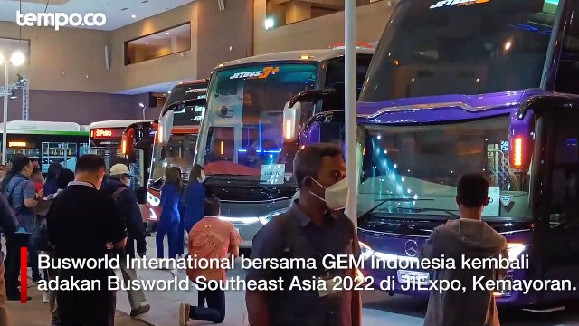 Pameran Bus Terbesar di Asia Tenggara Kenalkan Bus Listrik pada Pengunjung