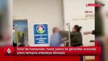 Hastane görevlilerine saldırı saniye saniye kaydedildi