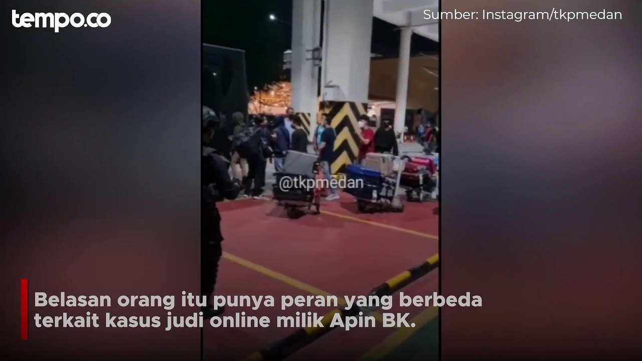 Ini Dia Rombongan Anak Buah Bos Judi Online Apin BK yang Ditangkap di Pekanbaru