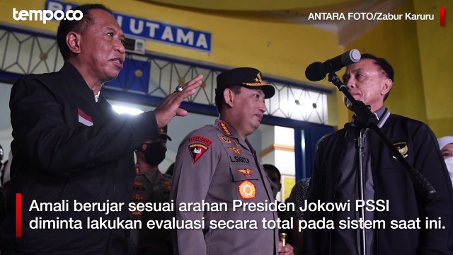 Pasca Tragedi Kanjuruhan, Menpora minta PSSI Perbaiki Sistem Kompetisi Liga Indonesia