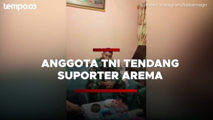 Anggota TNI yang Tendang Suporter Minta Maaf, Tunggu Hasil Pemeriksaan TGIPF