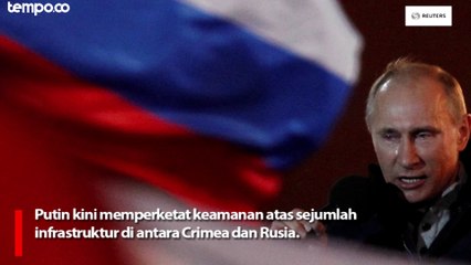 Rusia Perketat Keamanan Usai Ledakan di Jembatan Crimea