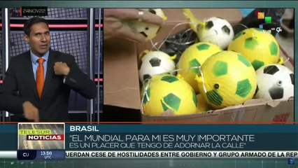 Pueblo brasileño se prepara para recibir el primer encuentro de su selección  por todo lo alto