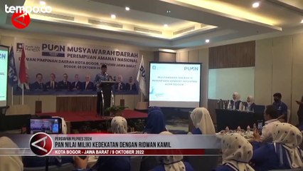 PAN Sebut Ada NIlai Kedekatan Tersendiri dengan Ridwan Kamil