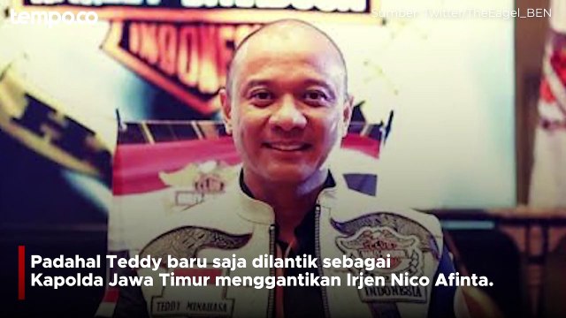 Baru Dilantik, Kapolda Jatim Teddy Minahasa Diduga Terlibat Kasus Narkoba