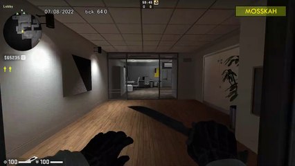 How to Smoke Front Entrance on Agency, option 1 - CSGO