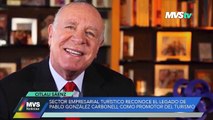 Pablo González Carbonell - Homenaje póstumo del sector empresarial turístico- MVS Noticias 24 nov 2022