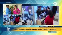 Cindy Marino: “Robaron mi tienda en Gamarra con 18 billetes falsos”
