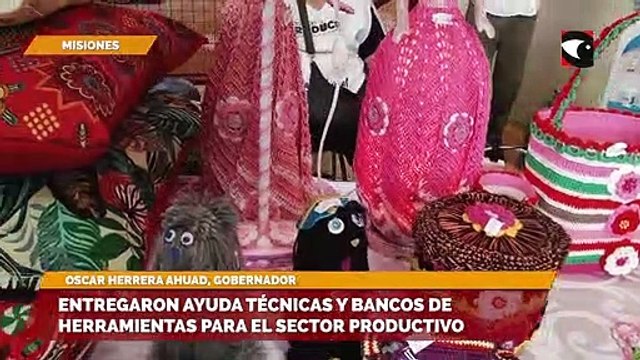 Entregaron ayuda técnicas y bancos de herramientas para el sector productivo
