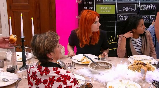 fin du diner avec les profs lors de la derniere soirée au chateau - 24NOV 20H30