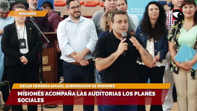 Misiones acompaña las auditorias los planes sociales