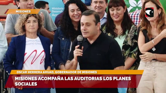 Misiones acompaña las auditorias los planes sociales