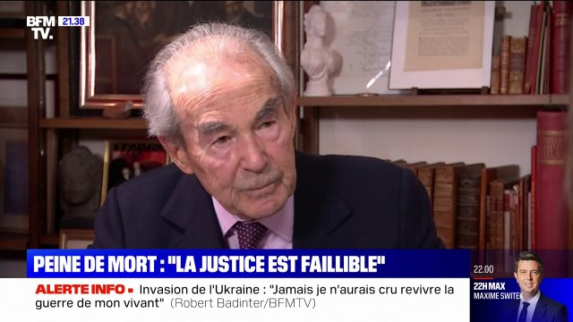 Robert Badinter: L'homme est un animal qui tue, le progrès c'est de dominer cette pulsion-là