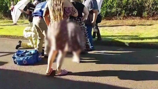 Adolescente fica gravemente ferido após colisão entre carro e bicicleta