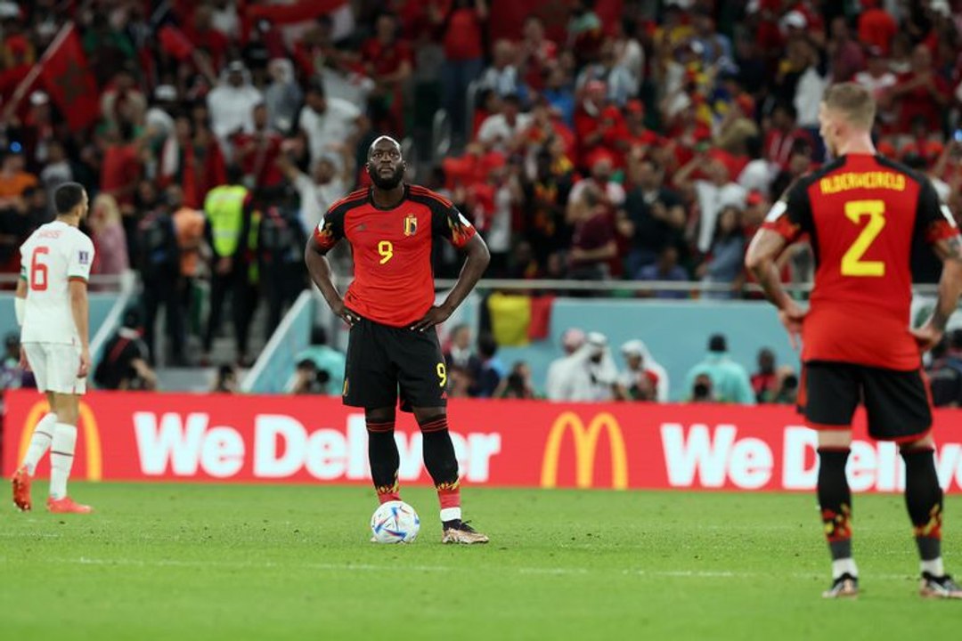 les notes des Diables après la défaite face au Maroc