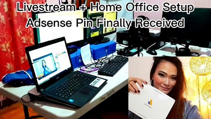 AdSense Pin Received + Home Office _ Studio Setup _ Nancy Castillo _ Vlog