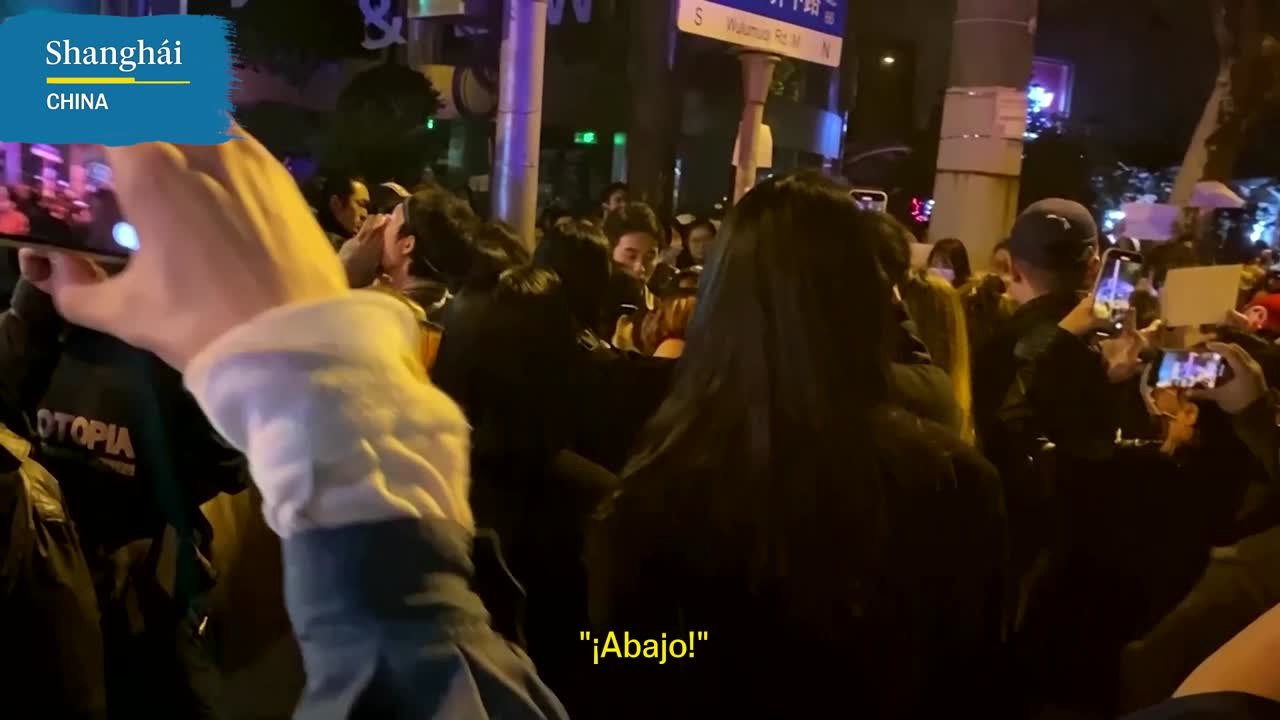 Las protestas en Pekín y Shanghái contra las políticas de cero covid en China