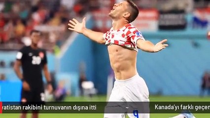 Kanada'yı farklı geçen Hırvatistan rakibini turnuvanın dışına itti