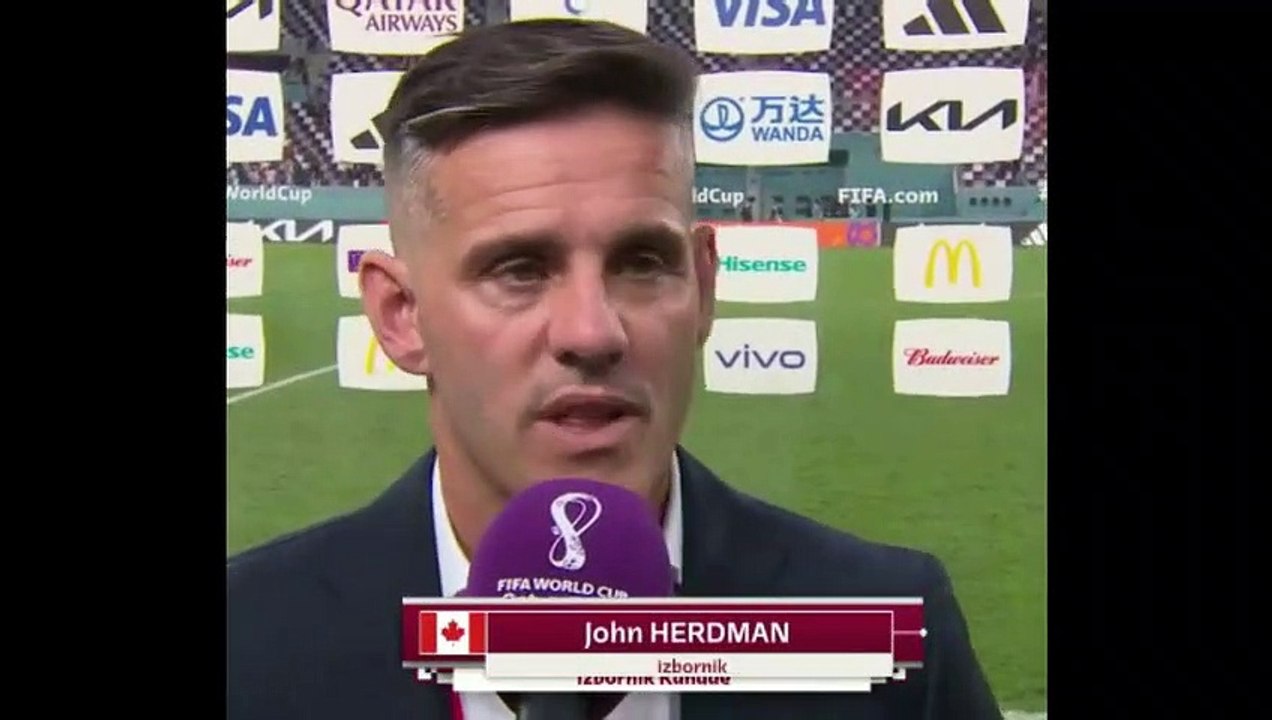 John Herdman Statement after the match with Croatia   4-1 Canada