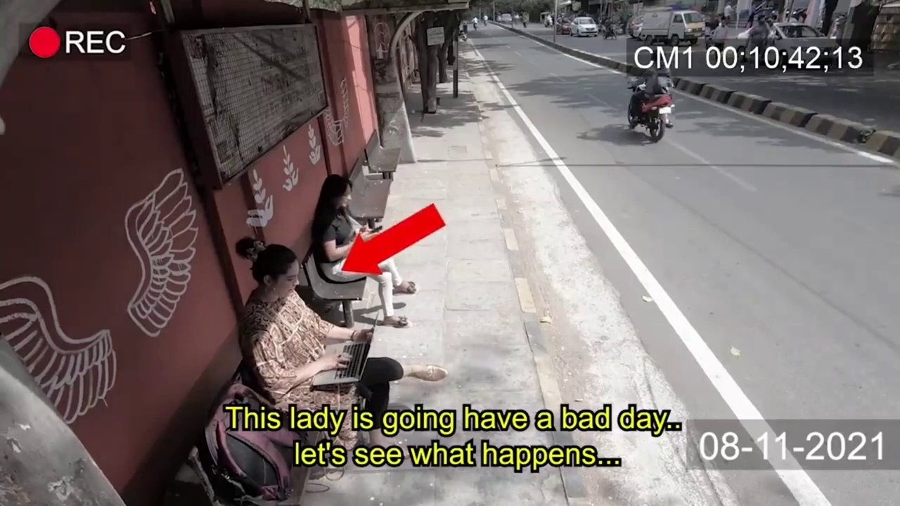 Be Careful With Strangers at Bus Stop _ Social Awareness Short Film