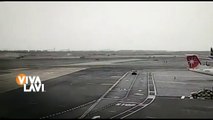 Avión choca contra camión en aeropuerto de Lima