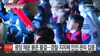카타르월드컵 거리응원…경찰, 기동대에 특공대 투입
