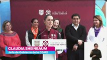 López Obrador felicita a Claudia Sheinbaum por su boda